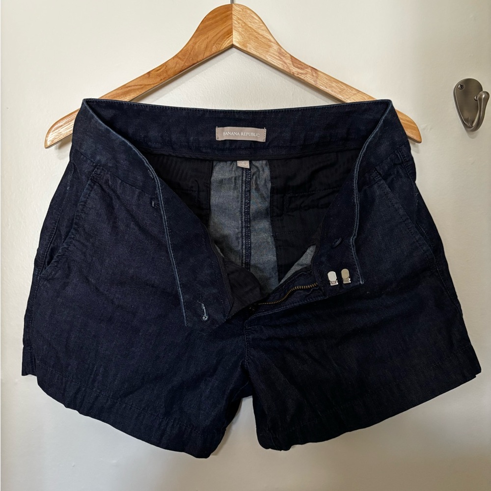 Banana Republic Dark Indigo Jean Shorts